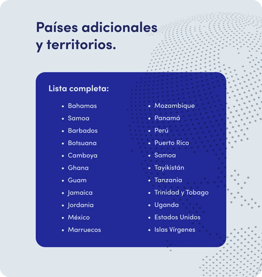 Extended countries